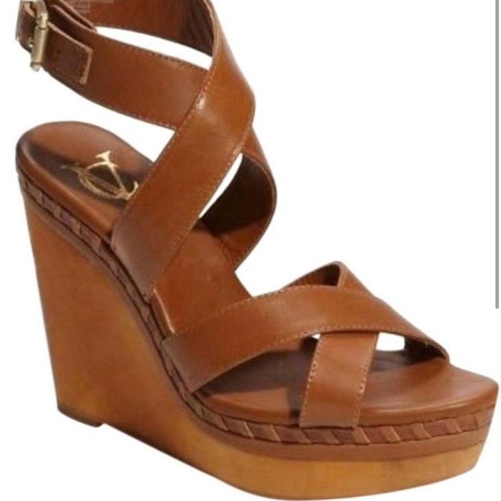 VC Signature Vi-Lene Strappy Wedge Platform Sandal